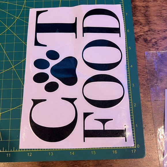 5/$20 Cat Treats/ Cat Food Decal labels Bin CD - Picture 3 of 3